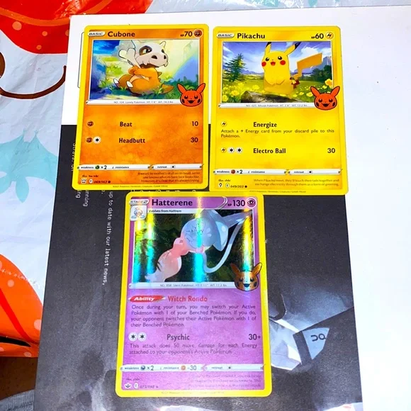 Pokemon | Toys | This Is A 3 Pack Of Pokmon Cards The Halloween Trick Or  Trade | Poshmark